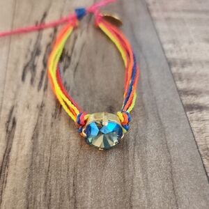 Pura Vida Multicolor Bracelet with Blue Stone
